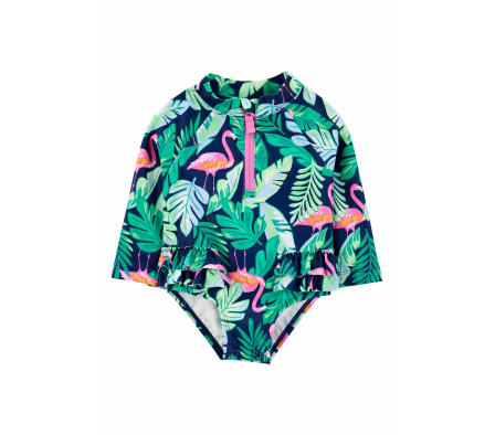 Carters Malla de Baño ML Flamencos UPF+50 6M