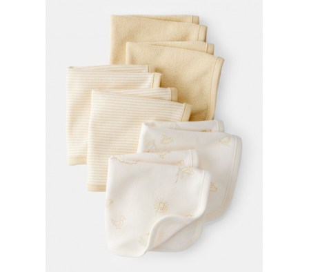 Carters Pack 6 Paños de Aseo Beige