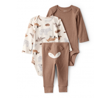 Carters Set Pantalon y Bodies Zorro 12M