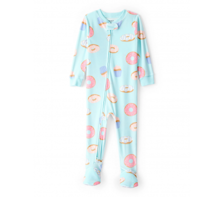 Carters Pijama c/Pie Donas Micropolar 12M