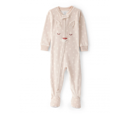 Carters Pijama c/Pie Ciervo Micropolar 18M