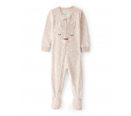 Carters Pijama c/Pie Ciervo Micropolar 24M