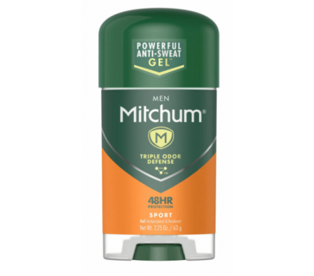 Mitchum Deosodorante Gel Super Sport p/ hombre 63g