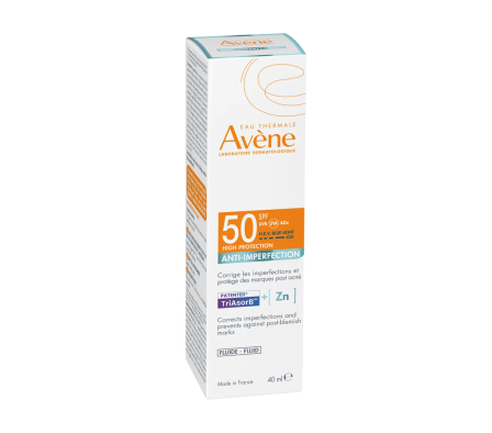 Avene Solar Fluido Anti-Imperfecciones SPF50 40ml