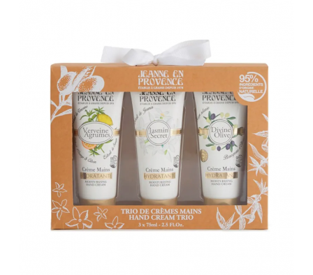 Jeanne En Provence Set Crema de Manos 3 x 75 ml