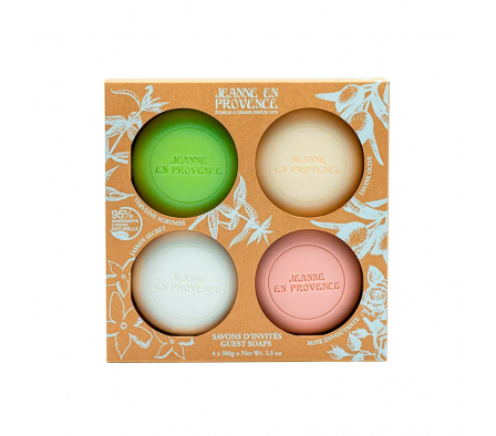 Jeanne En Provence Set de Jabones 4 x100 g