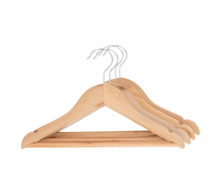 L´InstantDeco Set 4 Perchas Infantil de Madera
