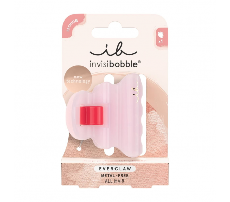 InvisiBobble Pinza Everclaw Rosy Plateau 1 unidad