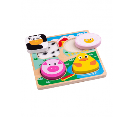 BigJigs Toca y Siente (Granja)