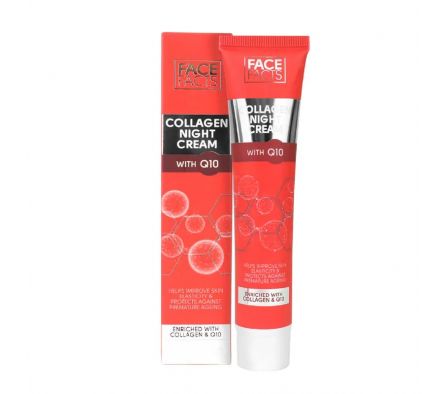 FaceFacts Collagen & Q10 Crema Facial noche 50ml