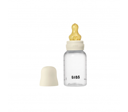 Bibs Biberon Round Latex Flujo Lento Ivory 150ml