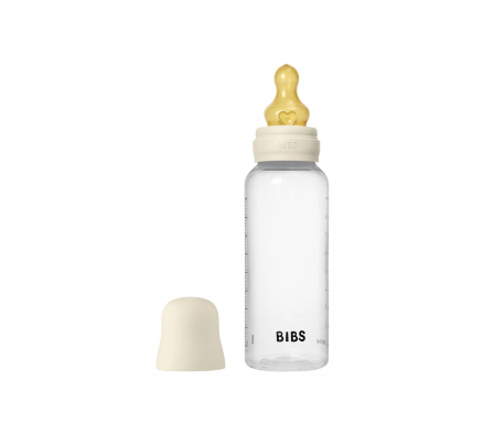 Bibs Biberon Round Latex Flujo Medio Ivory 270ml
