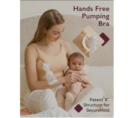 Momcozy Corpiño de Lactancia Rosa YN15 M