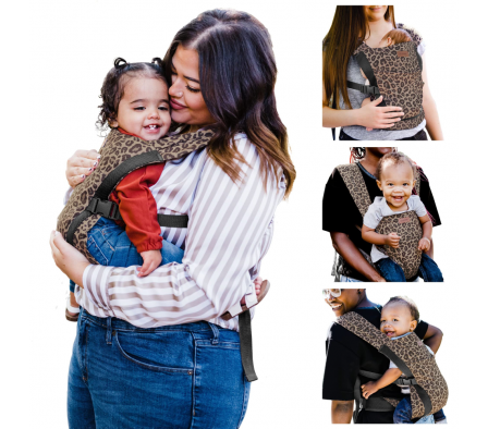 JJCole Portabebé 4 pocisiones Luma Leopardo