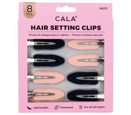 Pinzas Sin Pliegue p/Cabello 8 pcs