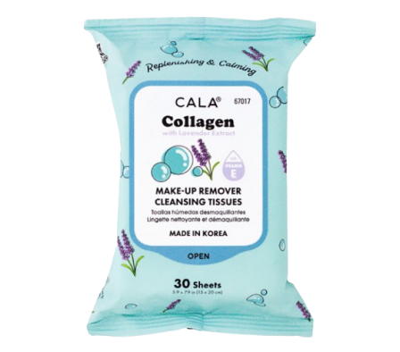 Cala Toallitas Desmaquillante Colageno Lavanda 30U