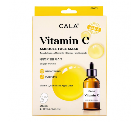 Ampolla Facial En Mascara de Vitamina C