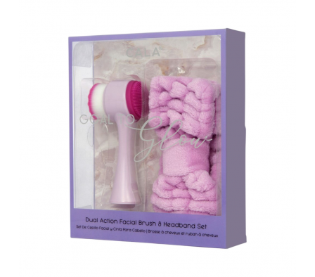 Cala Set de Cepillo Facial y Cinta Para el Cabello