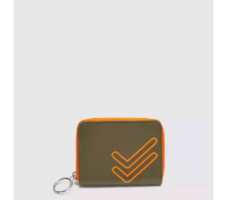 Bubba Billetera Charlotte Doble Check Green Mini