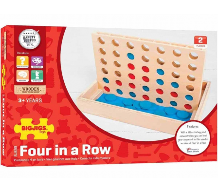 Bigjigs Juego de Mesa Cuatro en Línea
