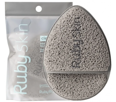 RubyRose Esponja Exfoliante Puff Clean Girl Gris