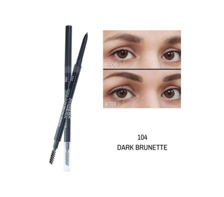 Phoera Pincel Para Cejas Ultra Slim Dark Brunette