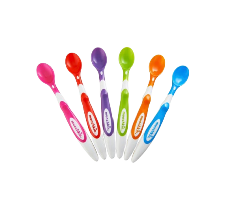 Munchkin Set de 6 Cucharas de Punta Suave 