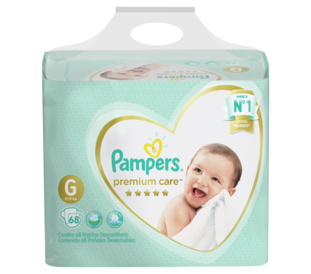 Pampers Pañal Premium Care G 68 Unidades