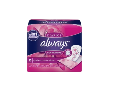 Always Protectores Diarios 15 Unidades.