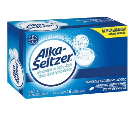 Alka-Seltzer 10 Comprimidos Efervescentes