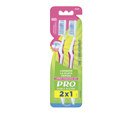 Oral-B Cepillo Dental Limpieza Tradicional 2x1