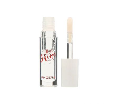 Phoera High Shine Lip Gloss Clear 101