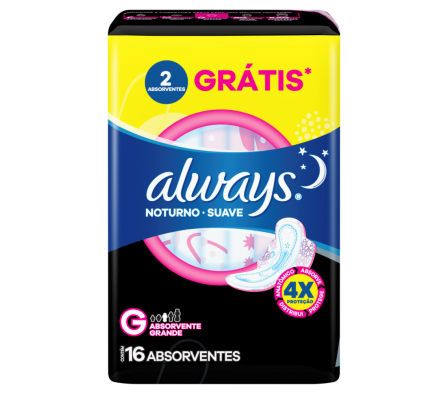 Always Toalla Higienica Proteccion Nocturna 16 Uni