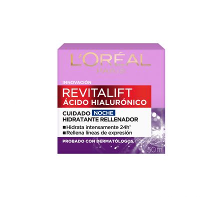 Loreal Revitalift Ácido Hialurónico Crema Noche