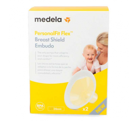 Medela Embudo Personal Fit 24mm 2 Unidades