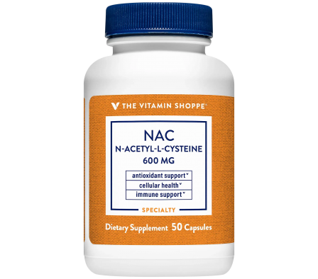 The Vitamin Shoppe NAC 600MG 50 Capsulas