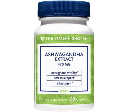 The Vitamin Shoppe Ashwagandha 470 mg x 60 Caps