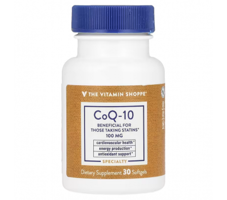 The Vitamin Shoppe CoQ-10 100mg 30 Capsulas 