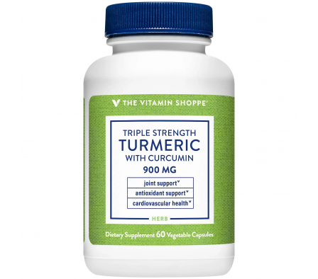The Vitamin Shoppe Turmeric W Curcumin 60 Capsulas