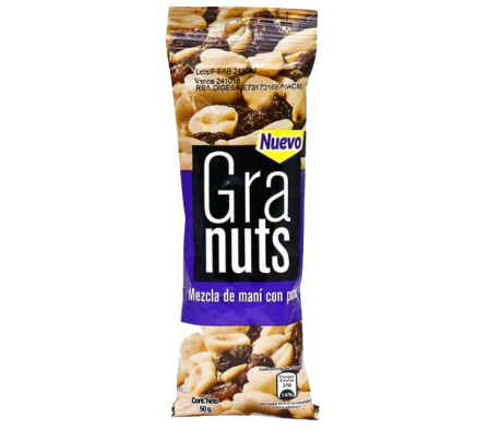 Granuts Mani Con Pasas 50gr