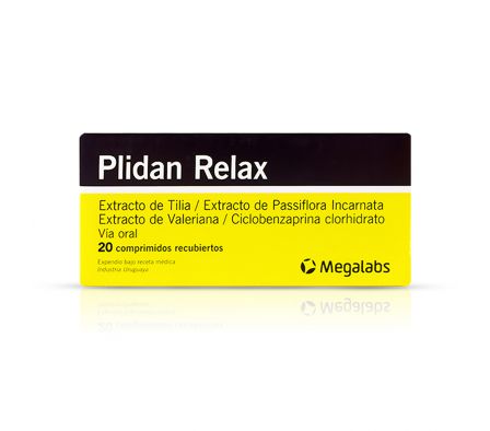 Plidan Relax 20 Comprimidos Recubiertos