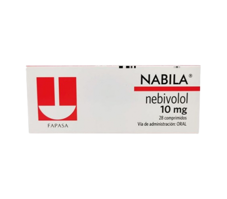Nabila Nebivolol 10mg Caja 28 Comprimidos