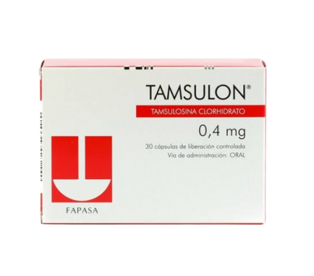Tamsulon Tamsulosina Clorhidrato 0,4mg 30 Comprimi