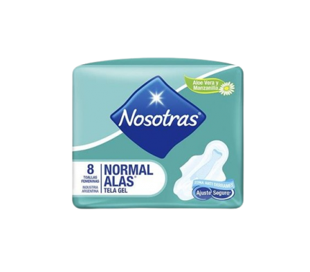 Nosotroas Toalla Higienica C/ Alas Tela Gel 8 Un