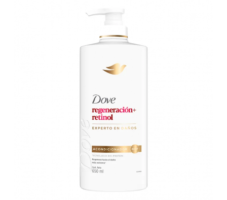 Dove Acondicionador Regeneración + Retinol 650ml