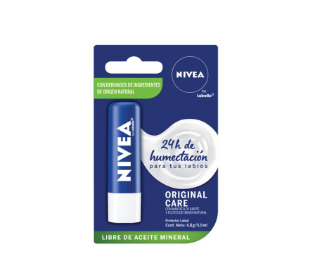 Nivea Protector Labial Labello Original Care 4,8gr
