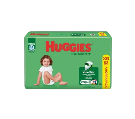 Huggies Pañal Active Sec XG 28 Unidades.