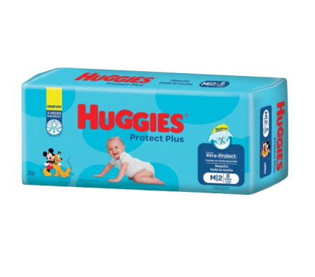 Huggies Pañal Protect Plus M 8 Unidades