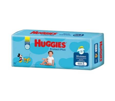Huggies Pañal Protect Plus G 8 Unidades