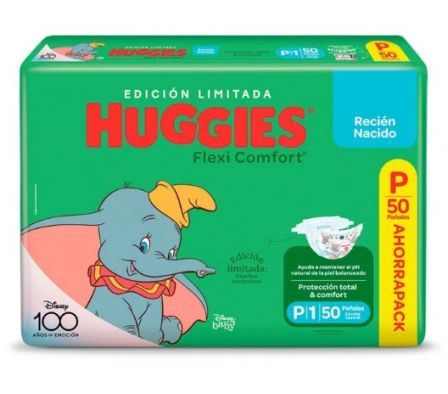 Huggies Pañal Flexi Comfort P 50 Unidades